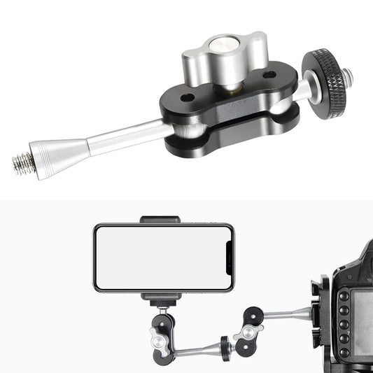 Uniqkart TM-3 Magic Arm Adapter Aluminum Alloy Adjustable Camera Mount Adapter for Video Light