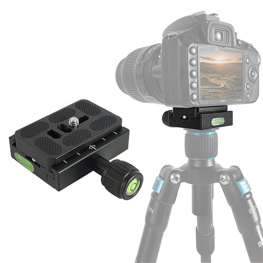 Uniqkart QR-60S Camera Tripod Quick Release Plate Aluminum Alloy Tripod Head Screw Adapter Mount