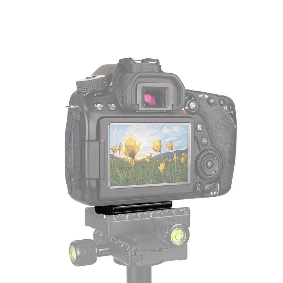PU-50 Universal Camera Bottom Aluminum Alloy 1 / 4&quot; Screw Quick Release Plate