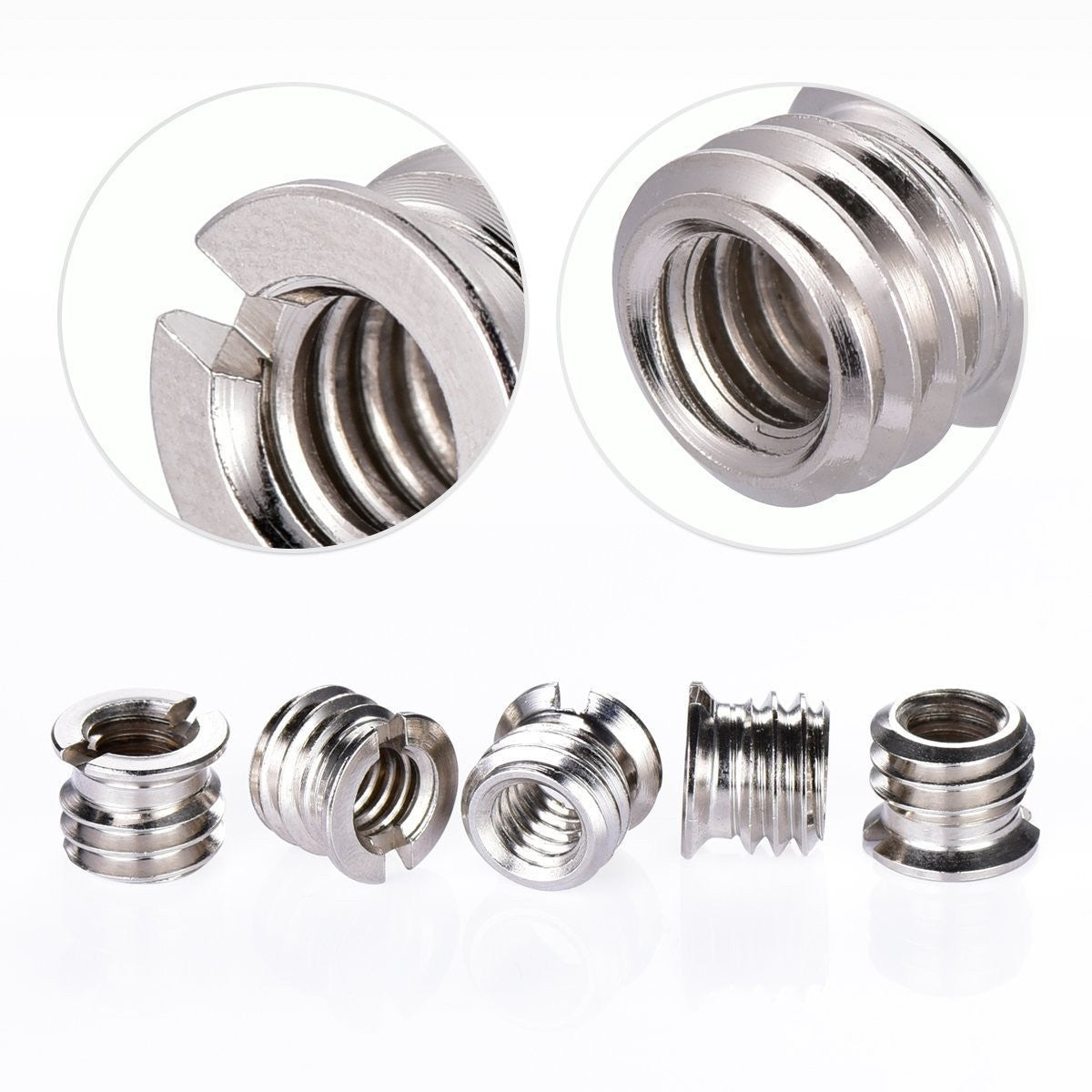 240 Screw Converter for Tripod, Monopods Female 1 / 4&quot; to Male 3 / 8&quot; Screw Adapter DSLR Camera Accessories