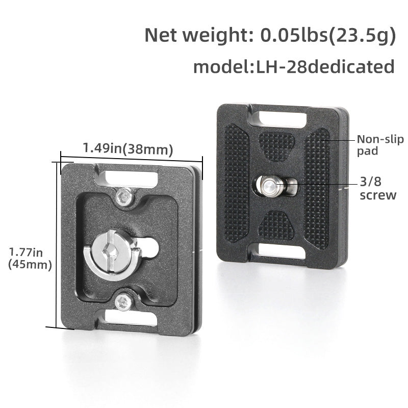 Uniqkart LH-28 360-Degree Rotary Camera Stabilizers Panoramic Damping SLR Camera Gimbal, Low Centre Gravity, Load 6Kg