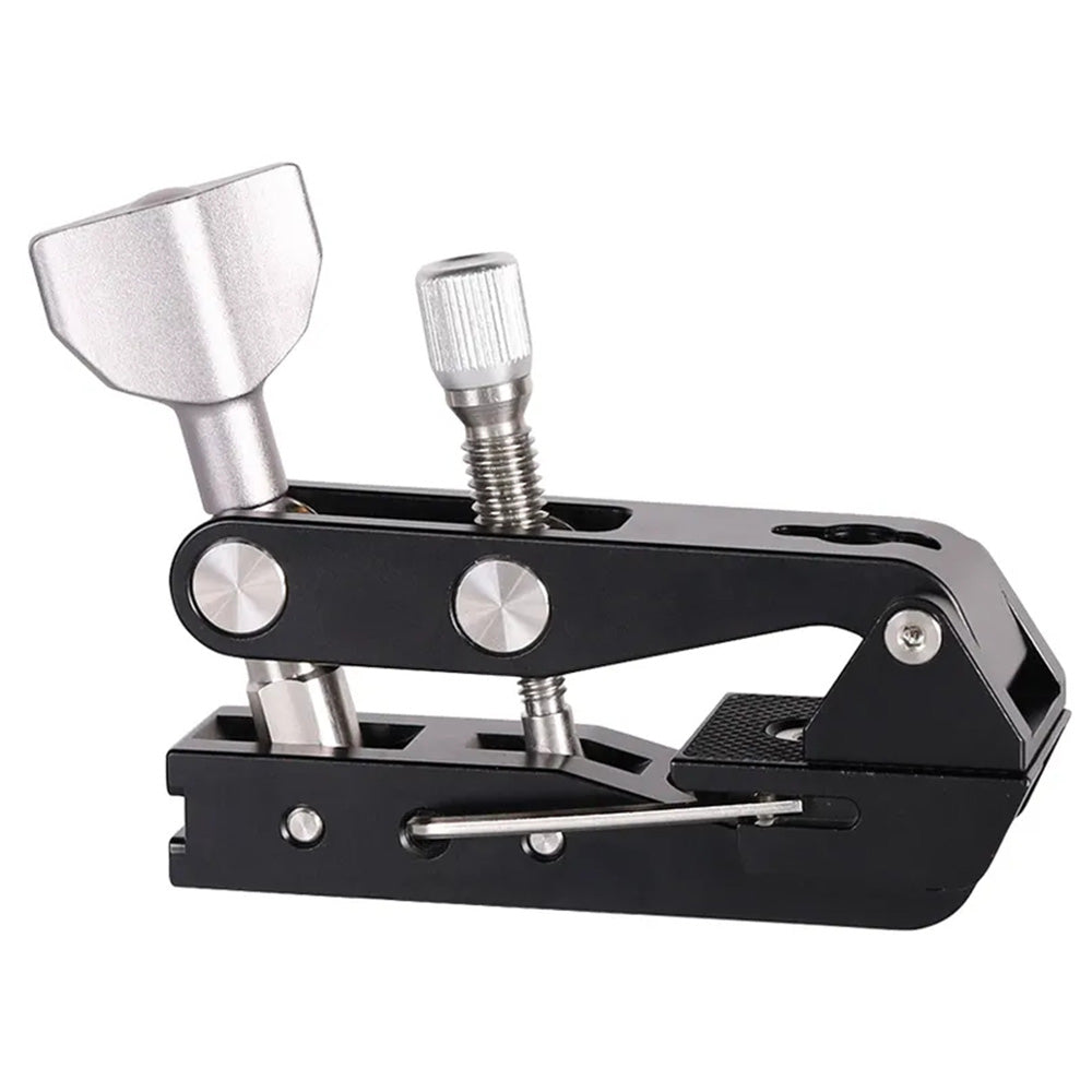 J037 Multifunctional Stable Clamp for GoPro Hero, Digital SLR Cameras Mobile Phone Metal Clip