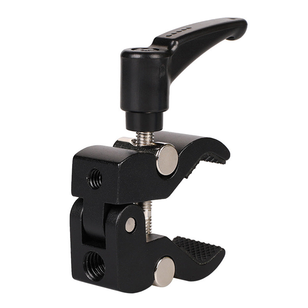 J025 Crab Clamp Super Clamp with 1 / 4&quot; 3 / 8&quot; Thread for DSLR Rig LCD Monitor LED Light Tripod Magic Arm
