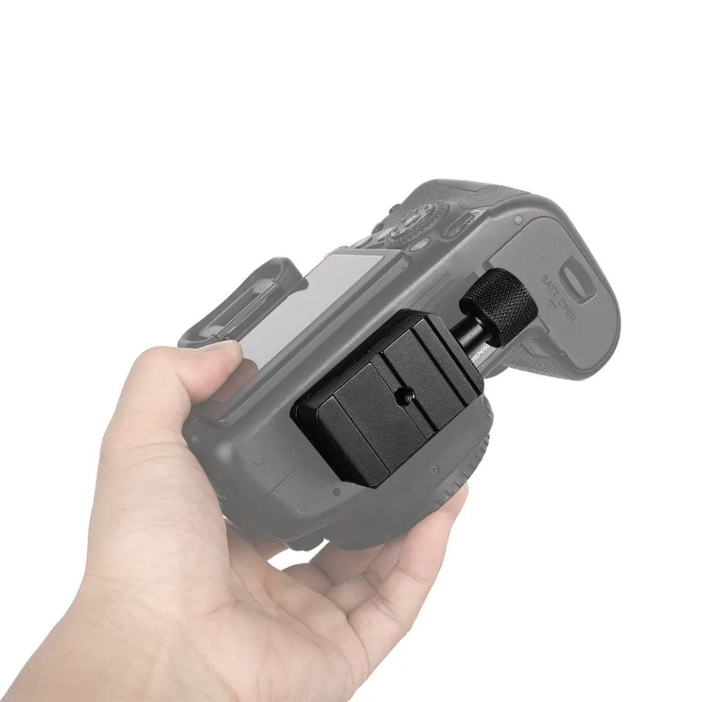 K30 1 / 4&quot; Quick Release Plate Aluminum Alloy Clamp Adapter Mount Tripod Ball Head Adapter Mount