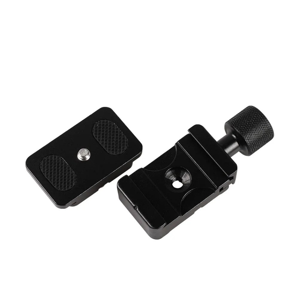 K30 1 / 4&quot; Quick Release Plate Aluminum Alloy Clamp Adapter Mount Tripod Ball Head Adapter Mount