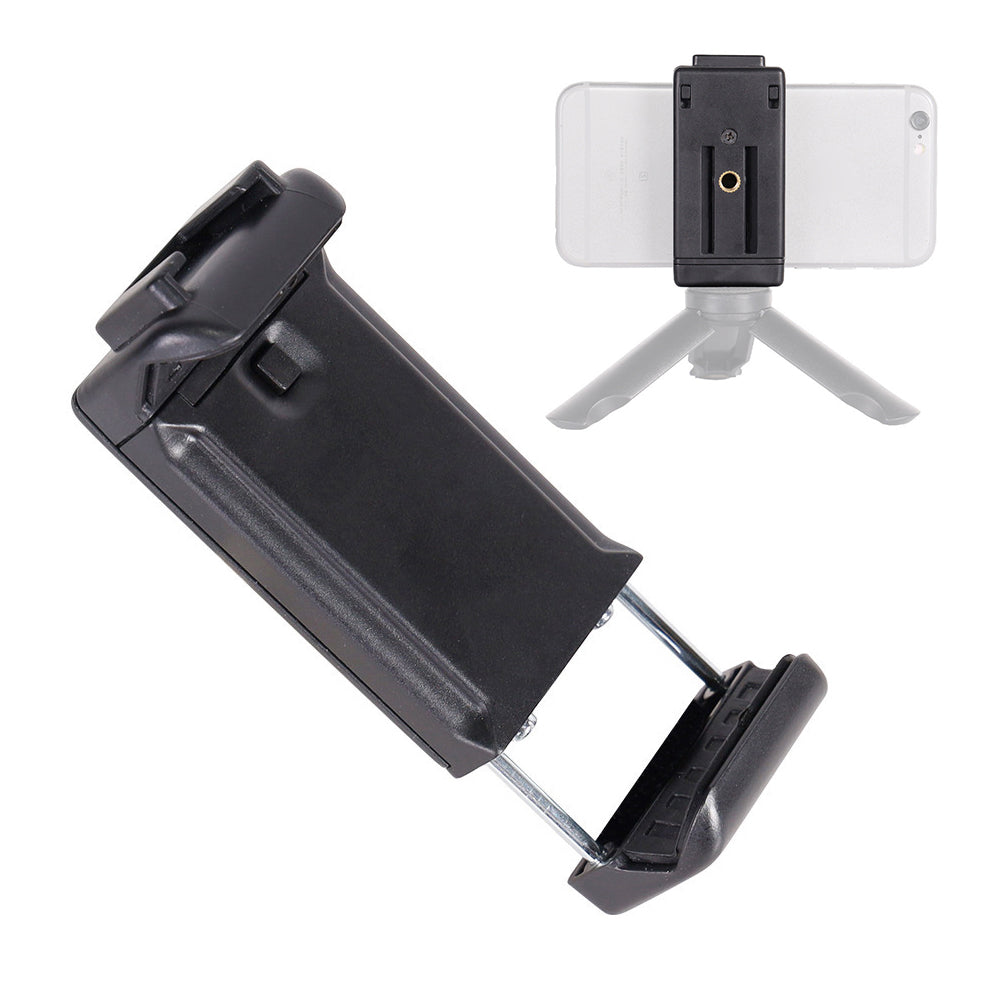 G175 Desktop Tablet Phone Mount Retractable Tripod Phone Clip with 1 / 4&quot; Screw Adapter for Live Streaming