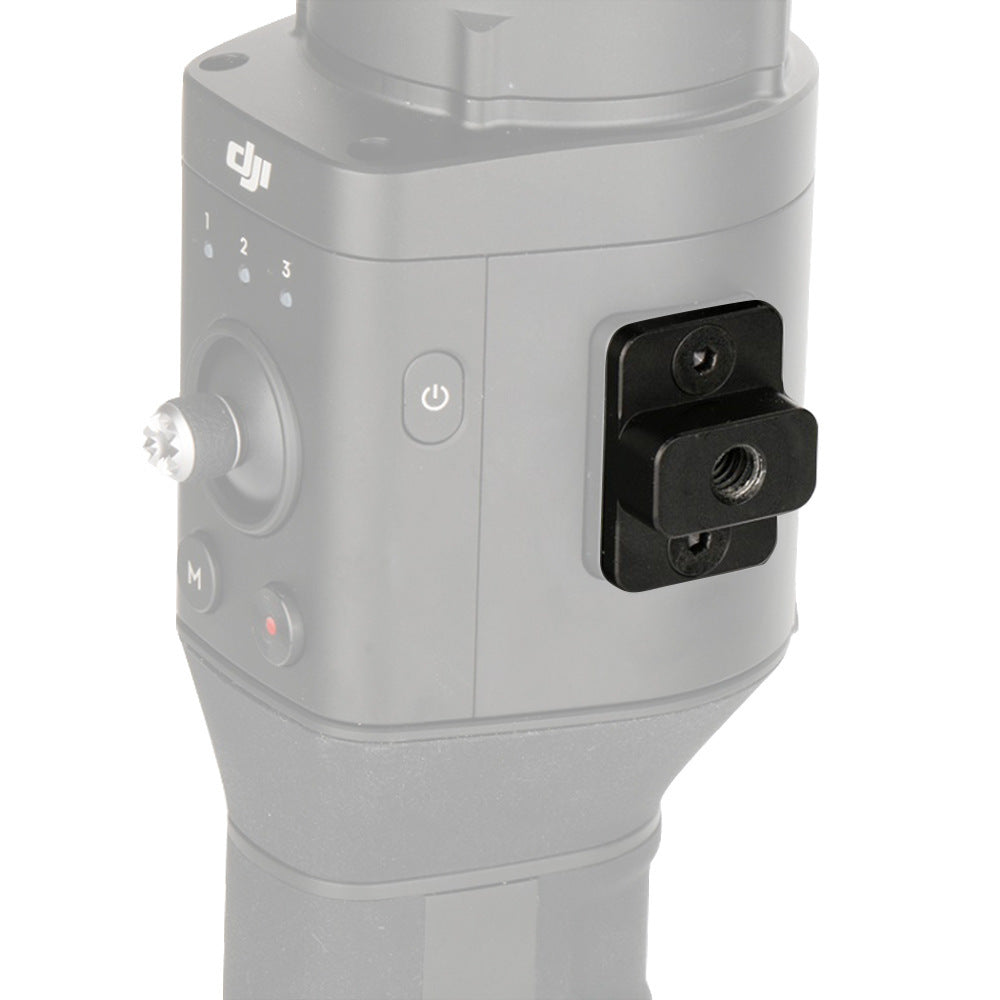 N014 Mobile Phone Expansion Plate with 1 / 4&quot; Thread Adaptor Cell Phone Holder Mount Handheld Stabilizer Expander