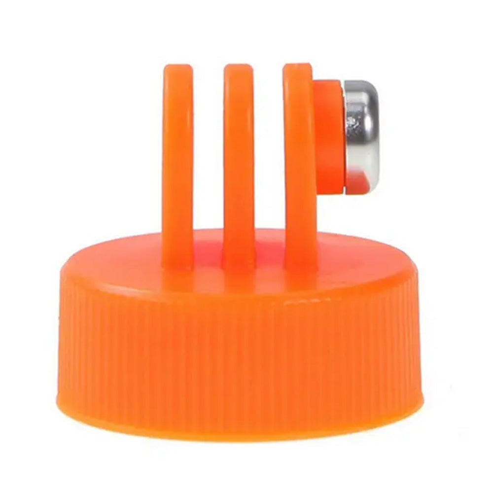 GP201 DIY Water Bottle Cover Adaptor for GoPro Sports Camera Bottle Cap Converter for Xiaoyi 2nd - Orange