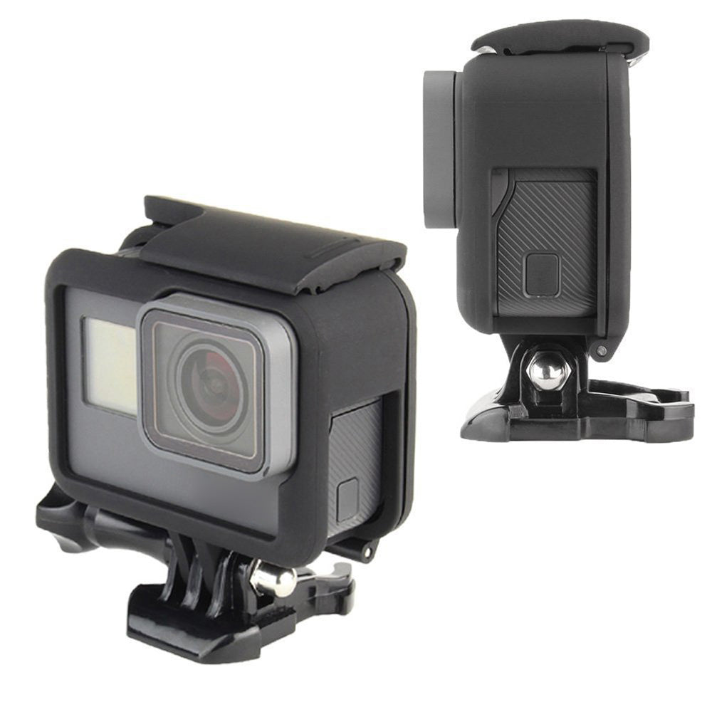 GP1201 For GoPro Hero 5 / 6 Action Camera Cage Side Opening Protective Frame Plastic Housing Case Portable Cover