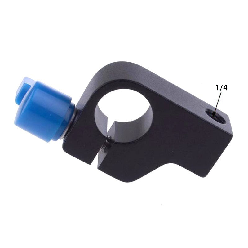 F189 1 / 4&quot; Screw Thread Mount 15mm Rod Clamp Holder for DSLR Camera Rig Rail Magic Arm Support