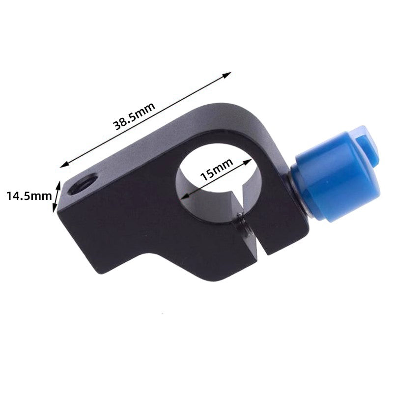 F189 1 / 4&quot; Screw Thread Mount 15mm Rod Clamp Holder for DSLR Camera Rig Rail Magic Arm Support