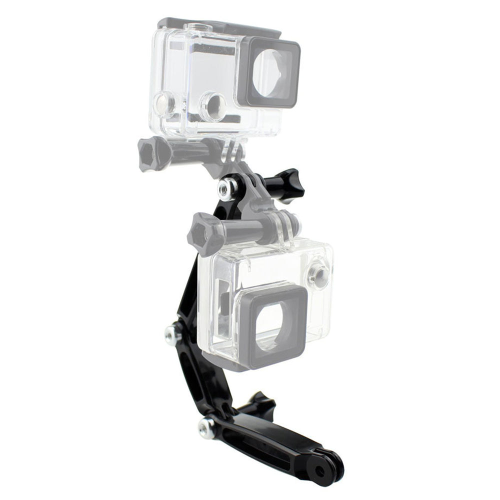 GP240 For GoPro Hero 3 / 3+ / 4 Action Camera Extension Rod 3-in-1 Helmet Extension Selfie Arm