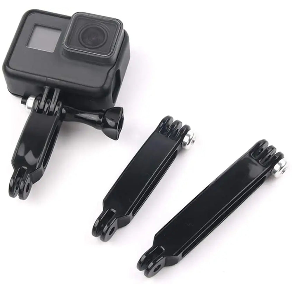 GP240 For GoPro Hero 3 / 3+ / 4 Action Camera Extension Rod 3-in-1 Helmet Extension Selfie Arm