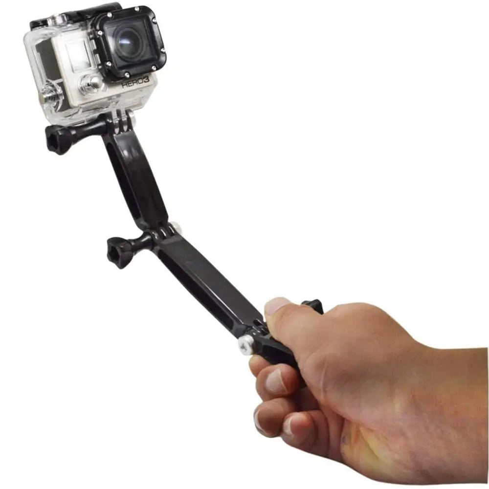 GP240 For GoPro Hero 3 / 3+ / 4 Action Camera Extension Rod 3-in-1 Helmet Extension Selfie Arm