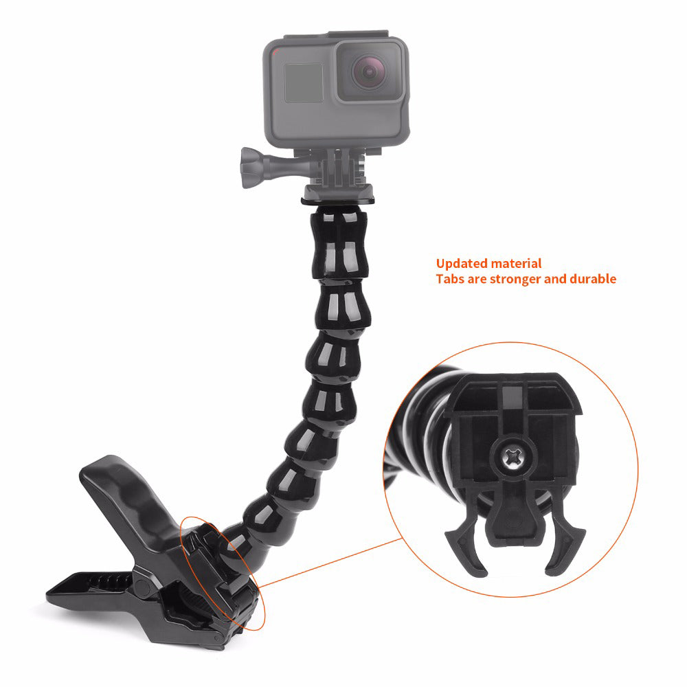 G110 Multi-function Flexible Clamp Arm Bracket Holder Mount Adapter for GoPro Hero Action Camera