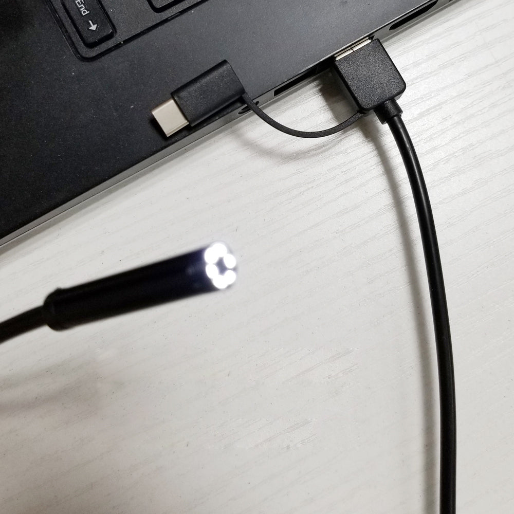 F160 3.5M Semi-Rigid WiFi Borescope 2.0MP 720P HD Endoscope Inspection Camera