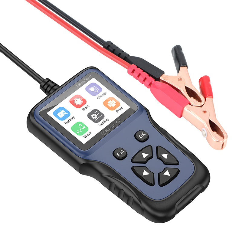 KL-CZ01 Auto Motorcycle Battery Tester 12V Battery System Analyzer Charging Diagnostic Test Tools