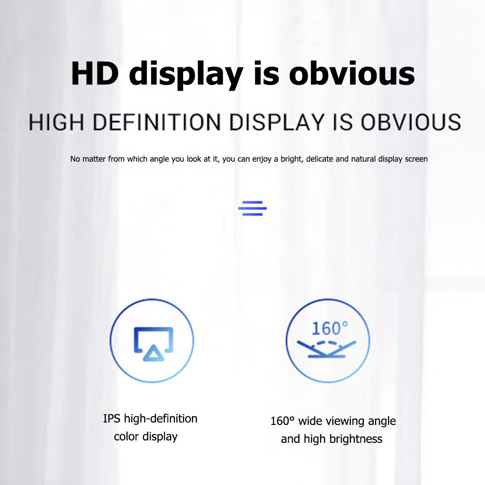 KWS-V30 6-in-1 USB Tester IPS Display DC Digital Voltage Power Timing Capacity Meter Detector - White