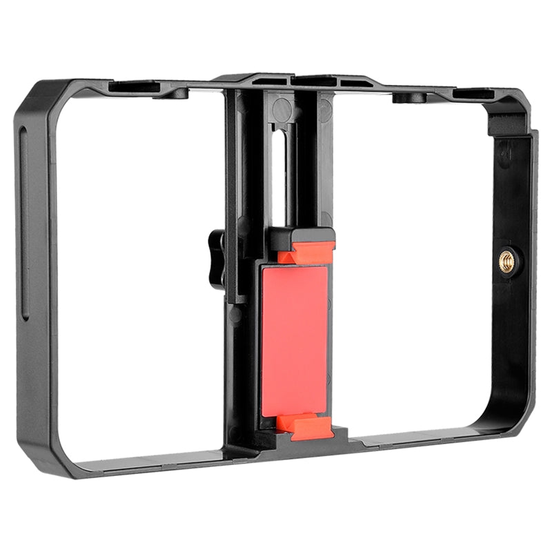 YELANGU PC203 Dual Handle Handheld Video Cage Stabilizer Kit with Tripod Phone Adjustable Stabilizer