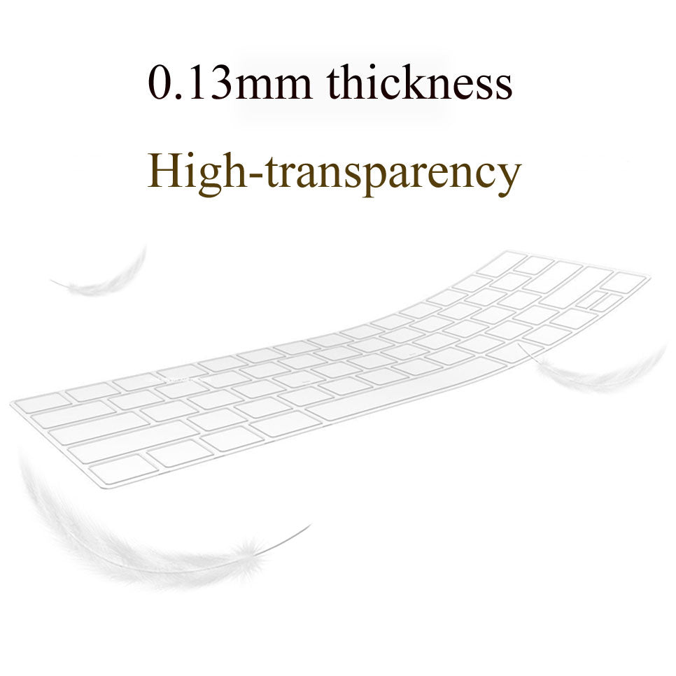 Uniqkart Ultra Thin Clear Dustproof Waterproof Keyboard Skin Protector Cover for MacBook Pro 14inch 2021