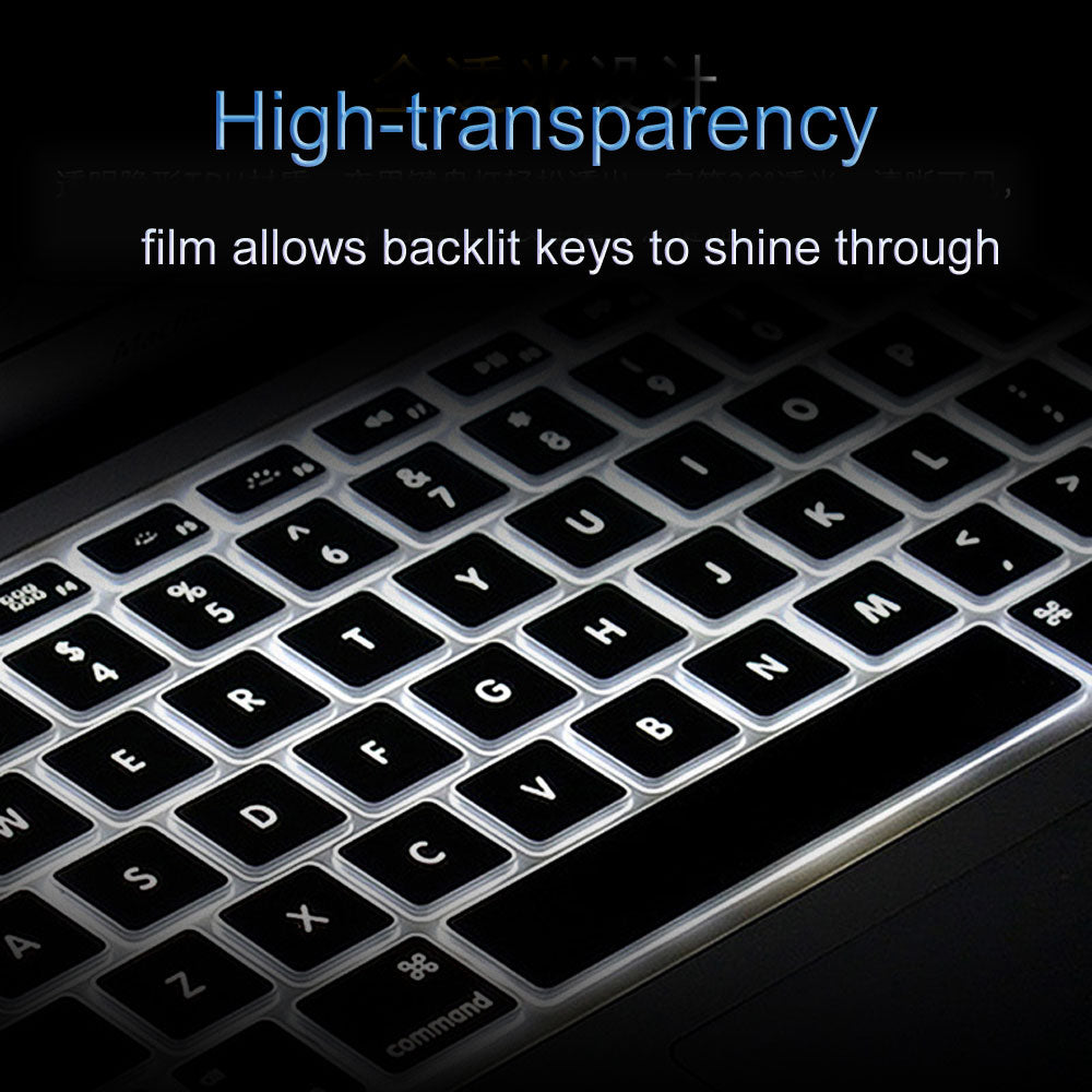Uniqkart Ultra Thin Clear Dustproof Waterproof Keyboard Skin Protector Cover for MacBook Pro 14inch 2021