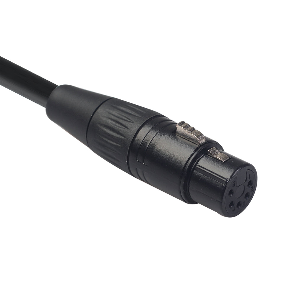 TC195BUXK1075-03 0.3m Male 3.5mm Audio to Cannon XLR Female Adapter Cord for Microphone Speakers Sound Consoles Amplifier