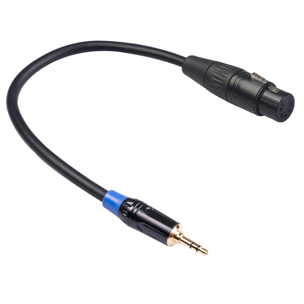 TC195BUXK1075-03 0.3m Male 3.5mm Audio to Cannon XLR Female Adapter Cord for Microphone Speakers Sound Consoles Amplifier