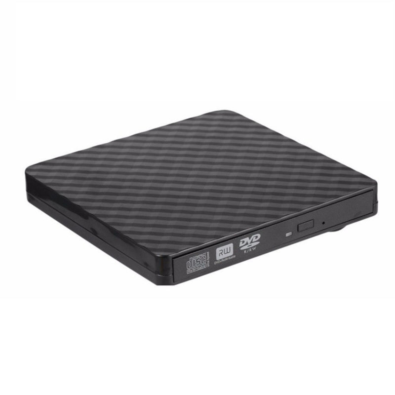 USB 3.0 External DVD Drive RW Drive/DVD Player for Laptop Desktop PC CD ROM Burner (CE Certificate) - Black