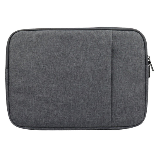 Uniqkart QY-C016 Waterproof Carry Case for 13-inch Laptops Portable Sleeve Bag Anti-Scratch Zippered Bag with Outer Pouch - Dark Grey