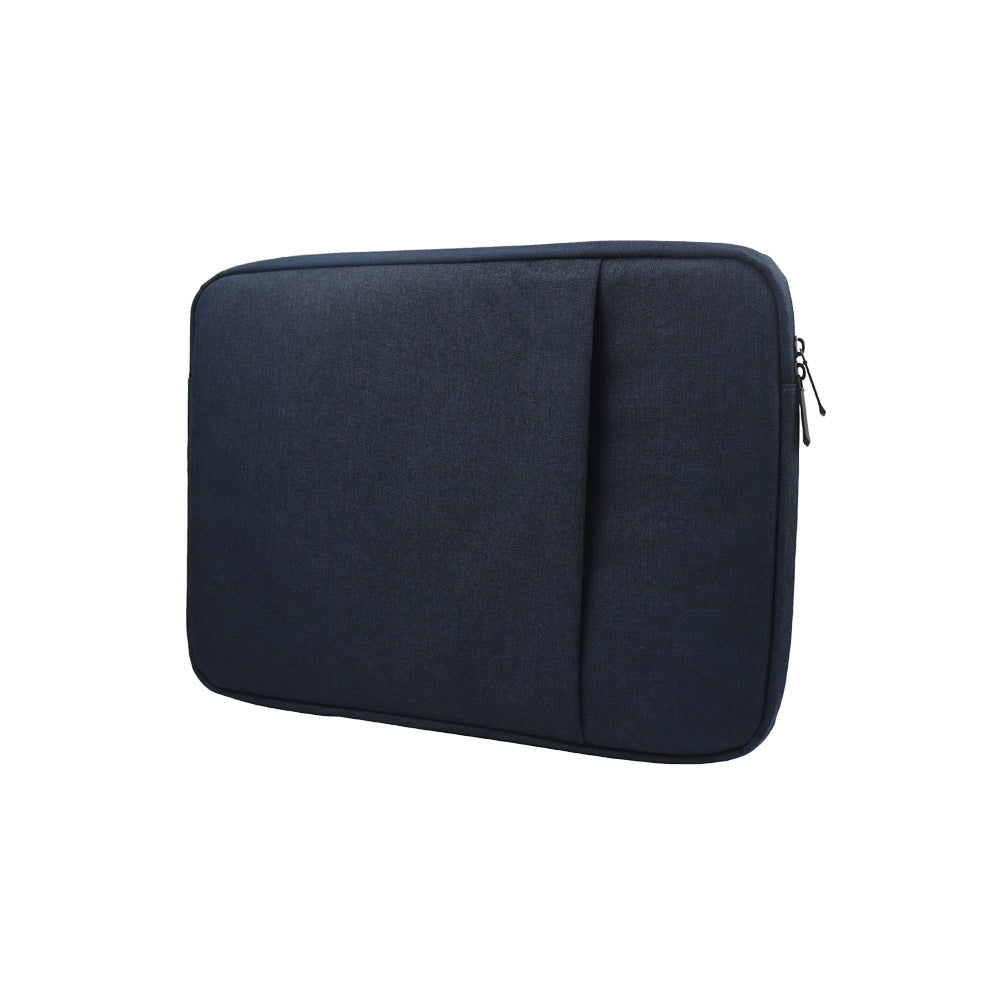 Uniqkart QY-C016 Waterproof Carry Case for 13-inch Laptops Portable Sleeve Bag Anti-Scratch Zippered Bag with Outer Pouch - Dark Grey