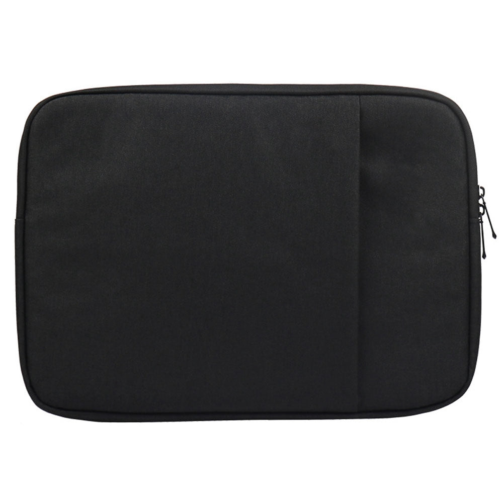 Uniqkart QY-C016 Shockproof Sleeve Bag with Outer Pouch for 14-inch Laptops Portable Carry Case Anti-Scratch Storage Bag - Black