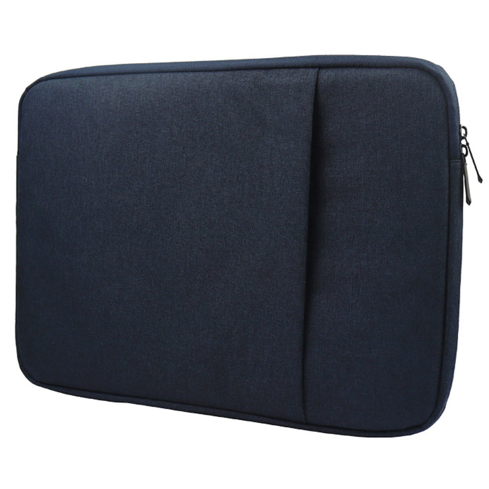 Uniqkart QY-C016 Shockproof Sleeve Bag with Outer Pouch for 14-inch Laptops Portable Carry Case Anti-Scratch Storage Bag - Dark Grey