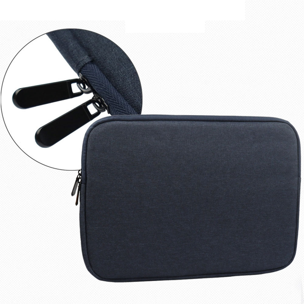 Uniqkart QY-C016 Shockproof Sleeve Bag with Outer Pouch for 14-inch Laptops Portable Carry Case Anti-Scratch Storage Bag - Dark Grey