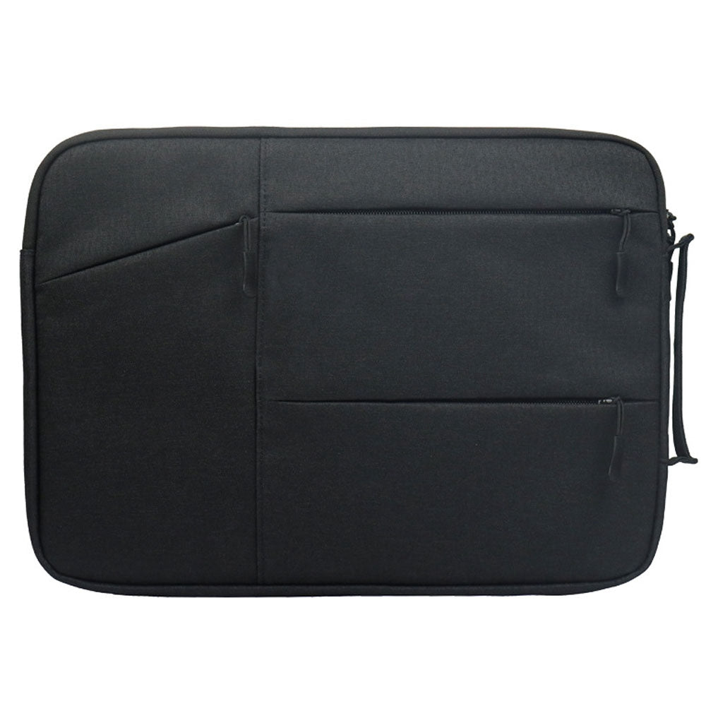 Uniqkart QY-C009 Scratch Resistant Carry Case for 15.6-inch Laptops Portable Sleeve Bag Waterproof Storage Bag with 3 Outer Pouch/Handle - Black