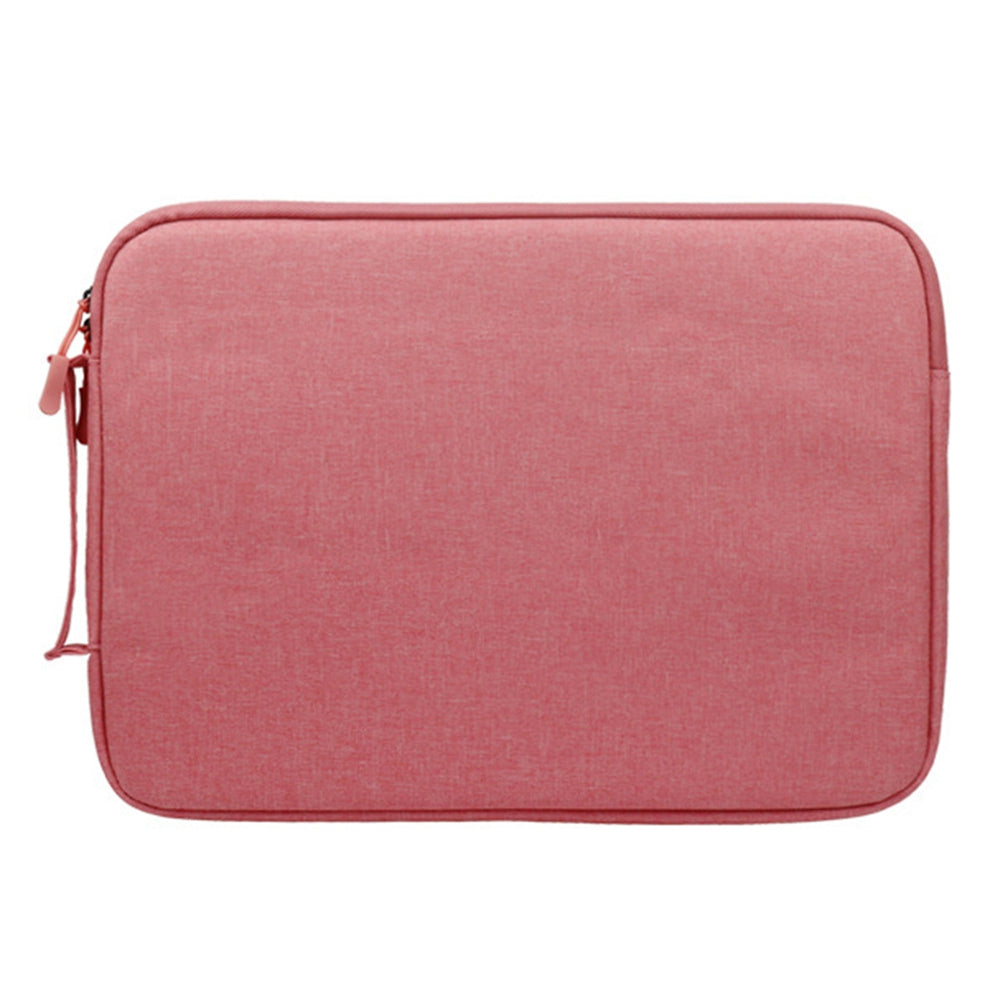 Uniqkart QY-C009 Anti-Drop Carry Case with 3 Outer Pouch/Handle Wear-Resistant Sleeve Bag for 11.6-inch Laptops Portable Storage Bag - Pink