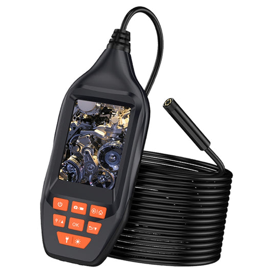 M30 2m Hard Wire Single 8mm Lens HD Borescope 3.0inch IPS Screen and 8 LED Lights Sewer Inspection Endoscope