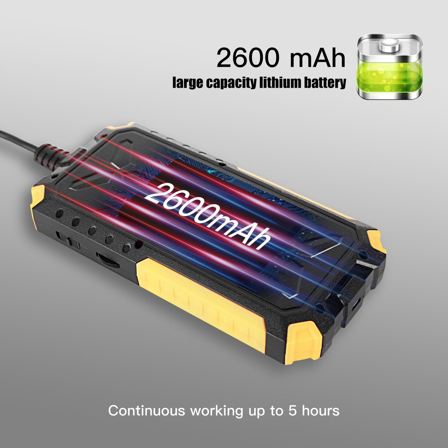 P50 4.5-inch Screen Industrial Smart Phone Endoscope with 8mm / 10m Hard Wire IP68 Waterproof Borescope Scope Camera Dual Lends Inspection Camera