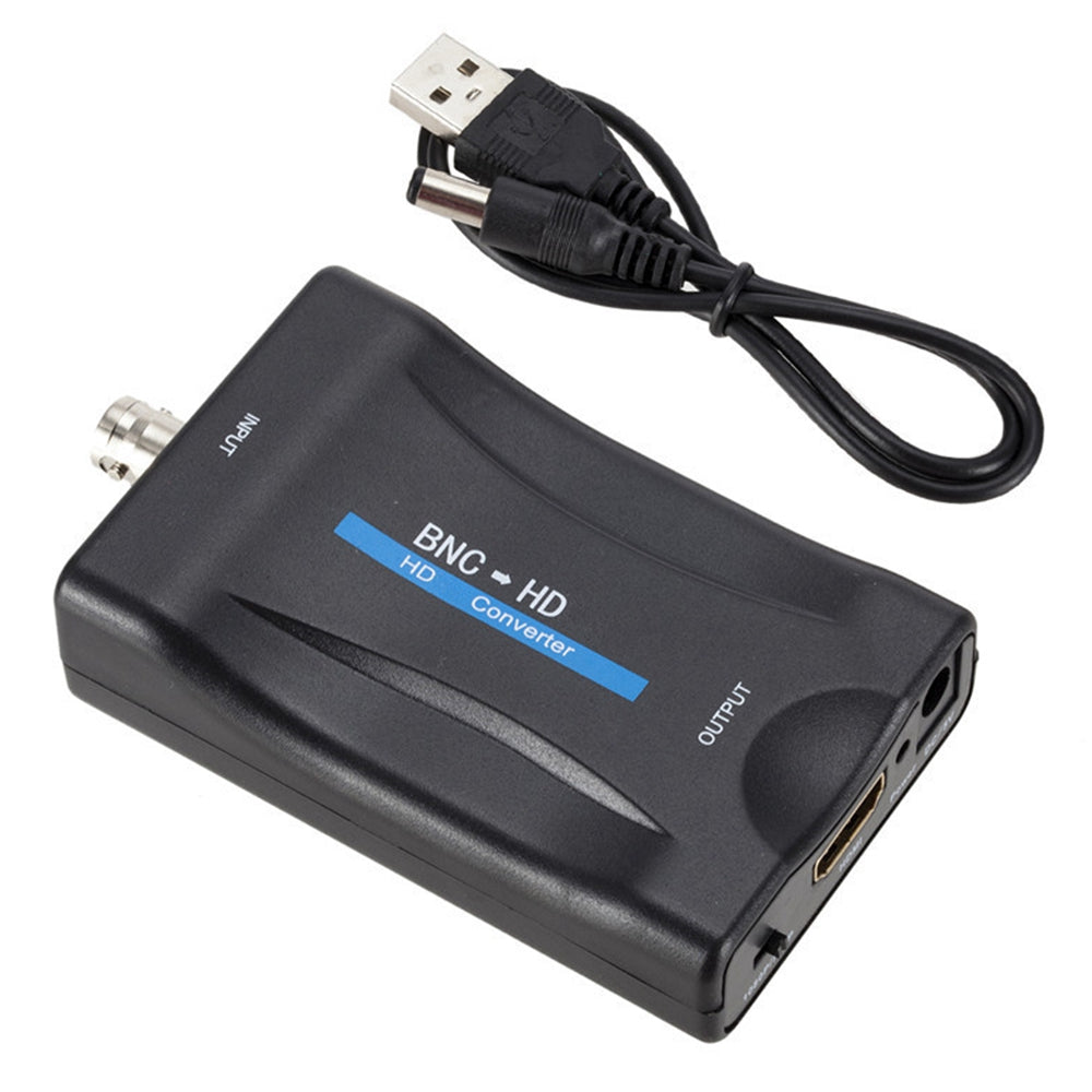 BNC to HDMI Adapter Audio and Video Converter HD 1080P Monitoring Coaxial Conversion Display