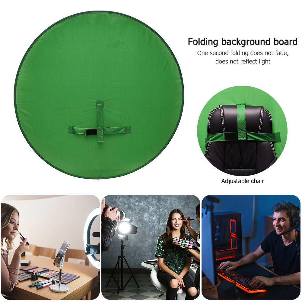 110cm Chair Mounted Green Screen Photography Backdrop Background Chromakey Cloth Photography Background