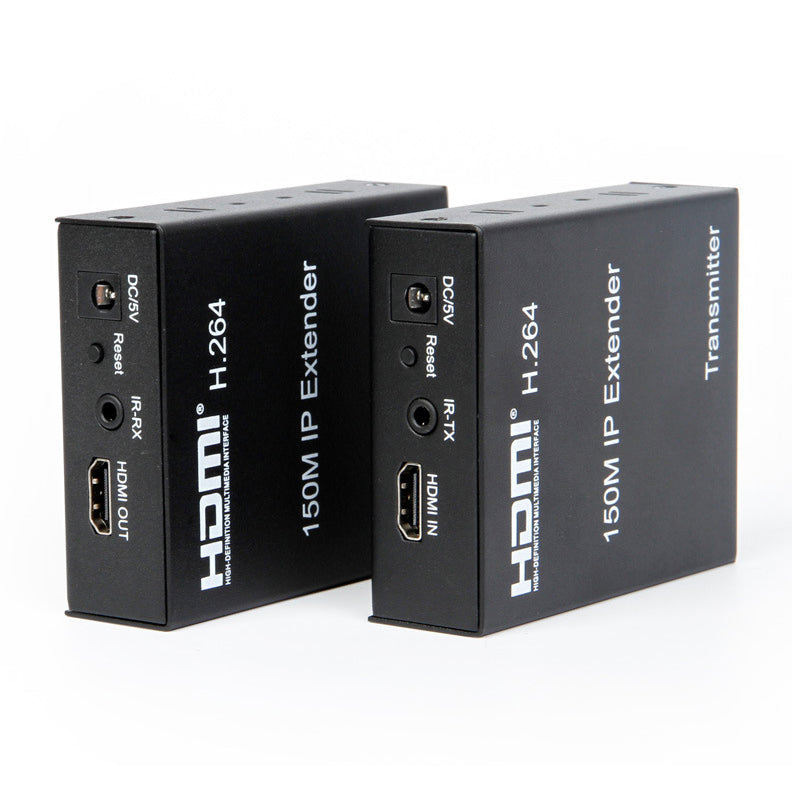 HE150 1 Pair 150M HDMI Extender Over IP HDMI RJ45 Over UTP / STP CAT5e CAT6 Extensor 1080P HDMI IP Extender Transmitter to Multi Receiver