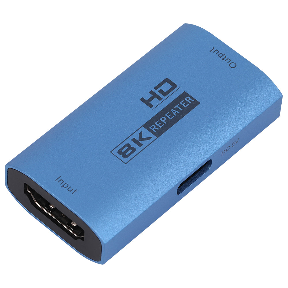 Z08 HDMI Repeater 8K HD Video Signal Amplifier Booster Adapter Extender with Type-C Port