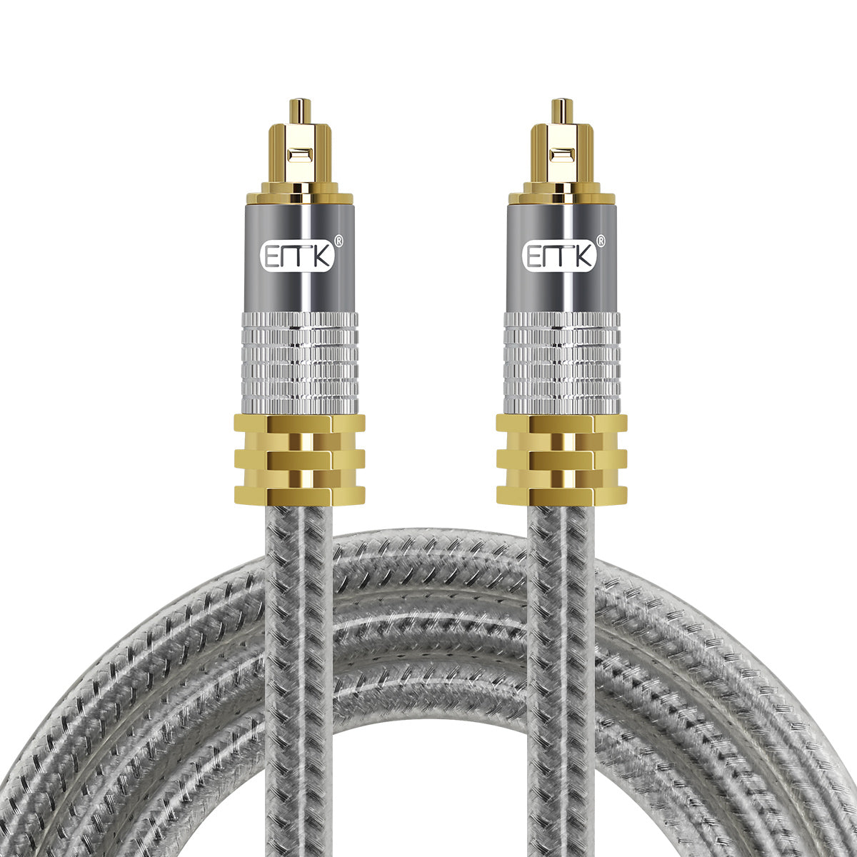 EMK YL-A 5m Digital Optical Audio Cable HiFi Sound OD8.0mm S / PDIF Toslink Lead Cord for Sound Bar TV Home Theater