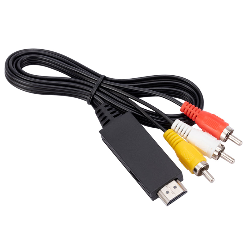 1m HDMI to RCA Cable Adapter HDMI Male to Video Audio AV Cable Connector