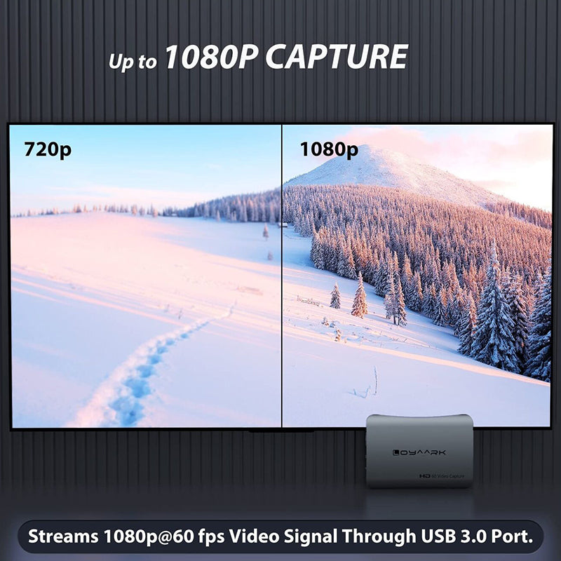 HC-337 For PS5 / Projector USB 3.0 Video Capture Card 4K 60hz HDMI-compatible HD Video Recorder