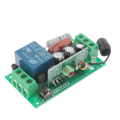 1CH RF Wireless Relay Remote Control Controller Module 315MHz 220V (Green)