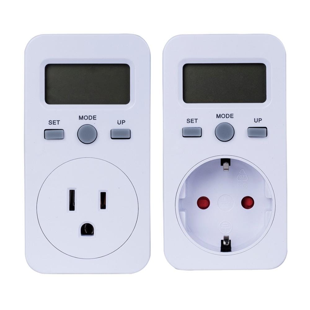 Energy Measuring Plug Digital Power Meter Socket Plug Energy Meter Current Voltage Watt Elec ...