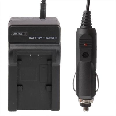 Digital Camera Battery Car Charger for Panasonic VBK180T Lithium Battery (Black)