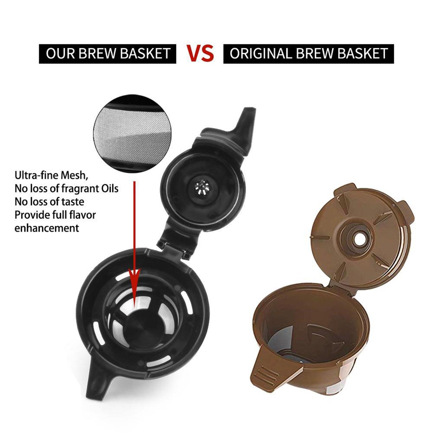 Washable Steel Coffee Filter Capsule Pod Cup Tea Eco-Friendly Mesh Filter