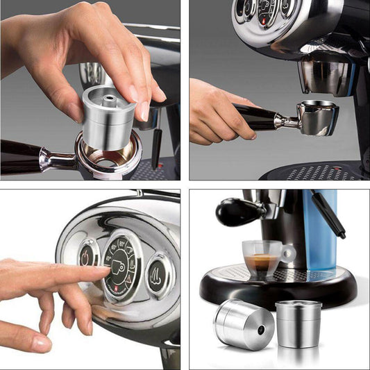 Coffee Capsule Filter Universal Fit Compatible with Espresso Coffee Machine