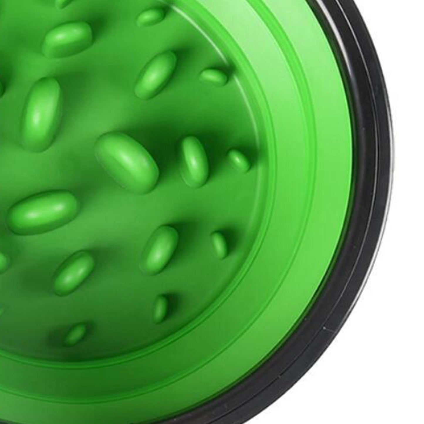 Slow Feeder Dog Bowl Collapsible Pet Cat Food Dish Water Feeding Green